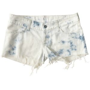 Siwy “Camilla" Tie Dye Denim Cut-Off Shorts Superstition Wash Size 27 NWT!